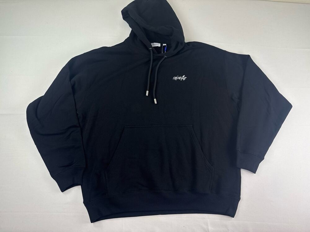 Off-White Brush Arrows Black Pullover Hoodie XXL